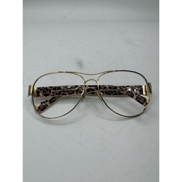 Coach Eyeglasses FRAME HC 7059 L138 58-15-135 3P Gold Ivory *Needs Tightening* - Picture 1 of 9